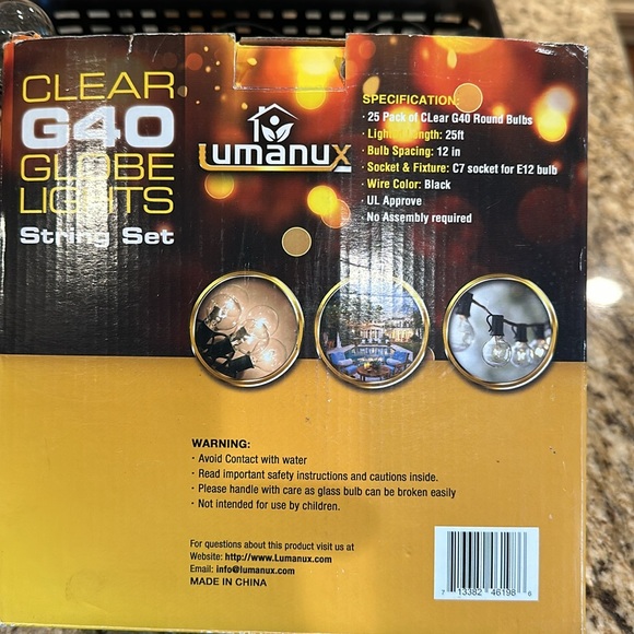 Brand New String Patio Lights - Picture 4 of 7